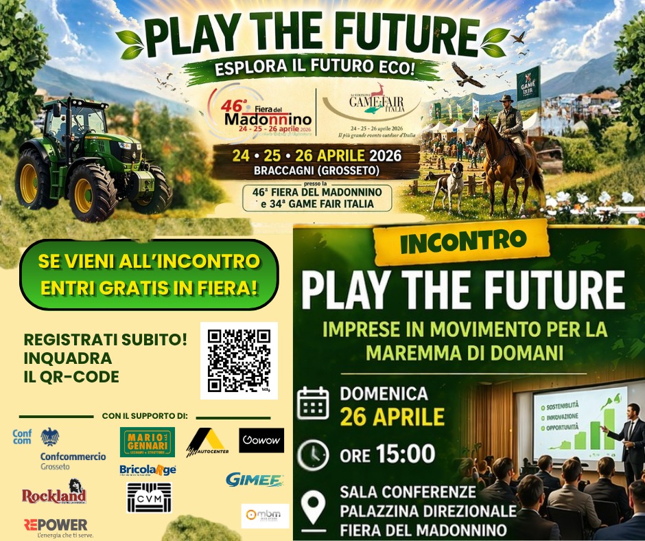 “PLAY THE FUTURE” ALLA FIERA DEL MADONNINO